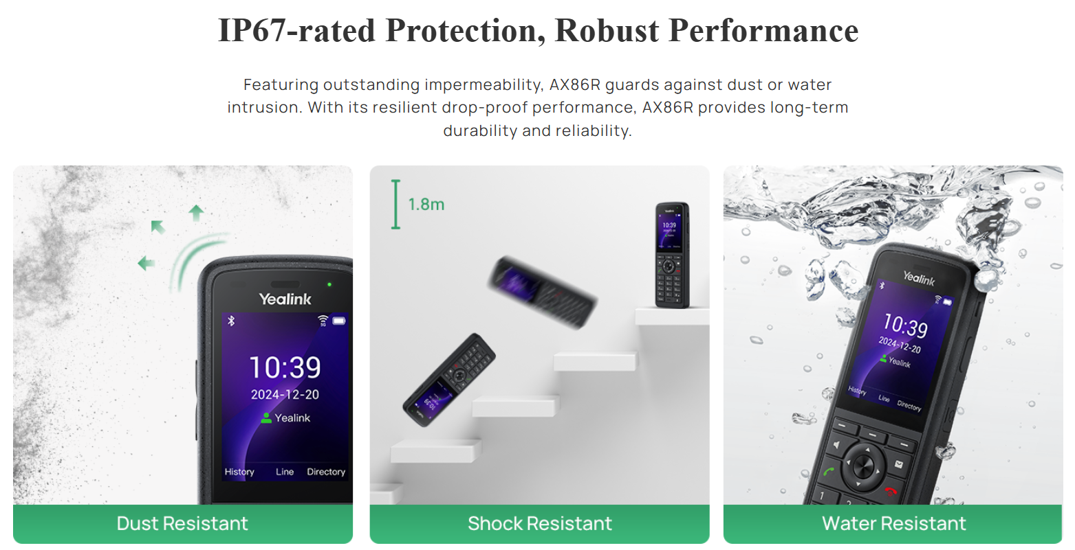 Yealink AX86R Wi-Fi - obrazek 7